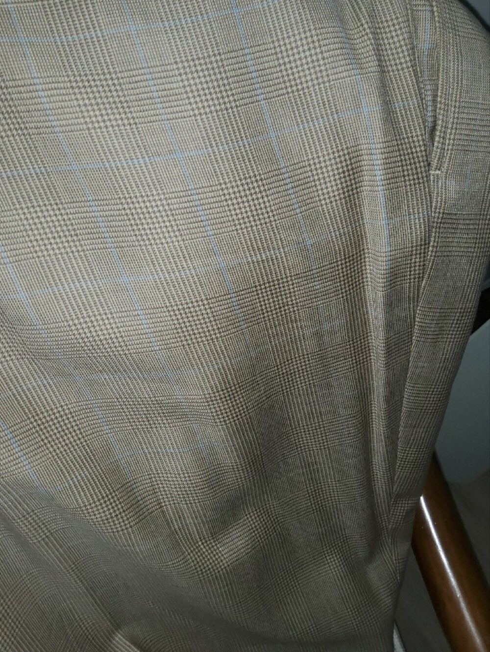 Ralph Lauren Cream Dress Pant with Brown Paisley Trim - Picture 9 of 9